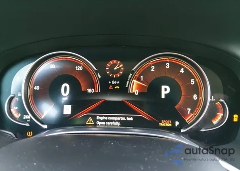 2017 BMW 740I из США, поврежденный, VIN WBA7E2C55HG739223